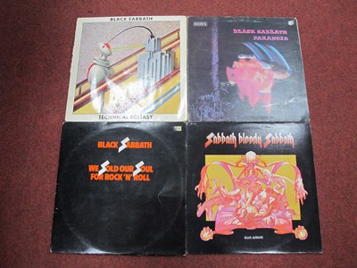 Lot 684 - Black Sabbath Four L.P's, includes - Black...