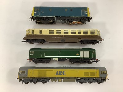 Lot 629 - Four 'OO' Gauge/4mm Kit Built Unboxed Diesel...