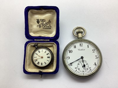 Lot 316 - Cortébert Openface Pocket Watch, the signed...