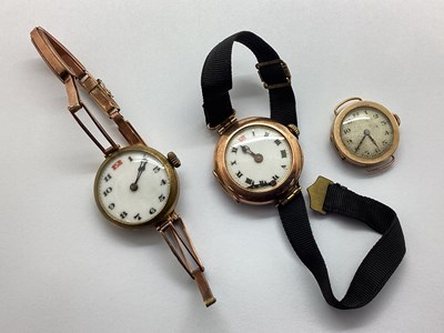 Lot 297 - Rolex; A Vintage 9ct Rose Gold Cased Ladies...