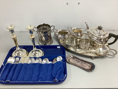 Lot 245 - A Collection of Plated Ware, to include...
