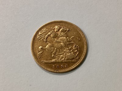 Lot 263 - 1898 Victoria Gold Half Sovereign.