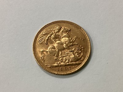 Lot 269 - 1907 Edward Vii Gold Sovereign.