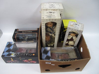 Lot 1072 - Three Leonardo Collection Dolls, A Ringtons...