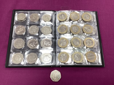 Lot 638 - 2009 Circulated Kew Gardens 50p Coin, together...