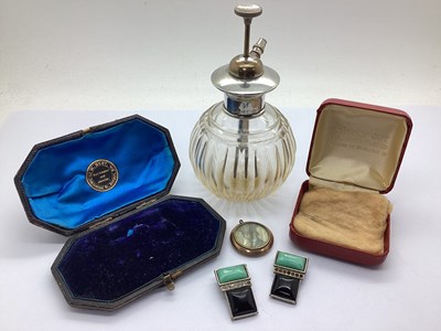 Lot 23 - Adie Bros; A 'STERLING' Mounted Atomiser, of...