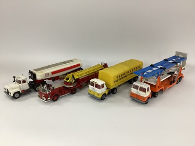 Lot 817 - Four Original Corgi Commercial Vehicles,...