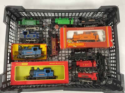 Lot 477 - Twelve Triang and Hornby 00 gauge 0-4-0 tank...