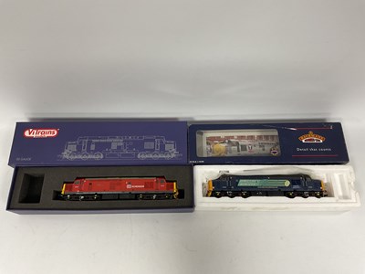 Lot 493 - Two 00 gauge Class 37 Diesel locomotives in...