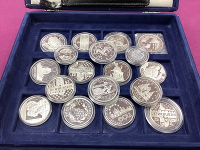Lot 652 - Collection Of Eighteen Silver Proof World...