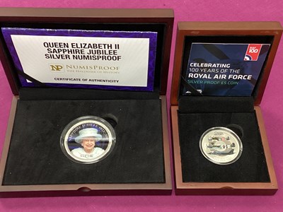 Lot 539 - 2017 QEII Sapphire Jubilee Silver Proof 2oz...