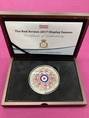 Lot 662 - 2017 Red Arrows Display Season Fine Silver...