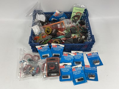 Lot 472 - A quantity of model railway electrical...