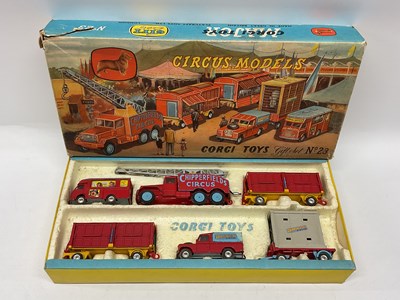 Lot 906 - Corgi Toys Gift Set No 23 Chipperfields Circus,...