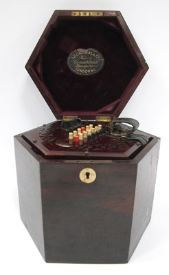Lot 1407 - A Lachenal Forty-Eight Bone Key Concertina,...