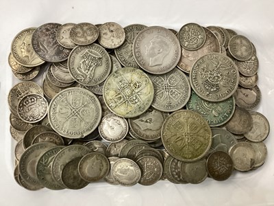 Lot 597 - GB Pre 1947 Silver Coins, includes Florins,...