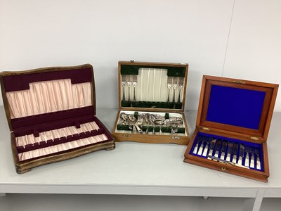 Lot 241 - A Set of Six JD&S Mother of Pearl Handled...