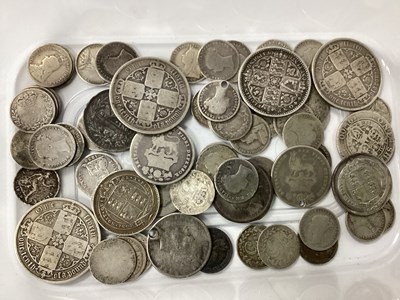 Lot 614 - Collection Of GB XIX Century Silver Coins,...