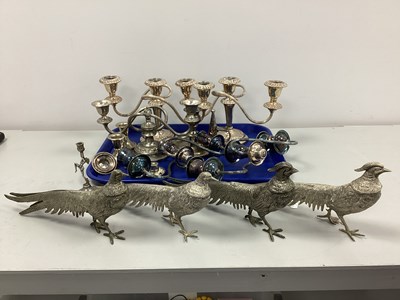 Lot 227 - A Collection of Plated Table Ware, to include...
