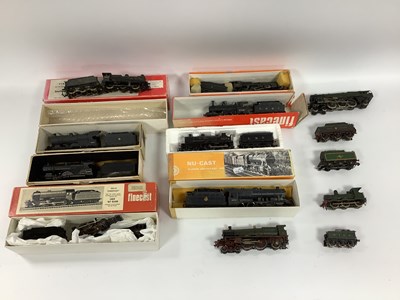 Lot 381 - Ten 'OO' Gauge/4mm Kit Built Steam Locomotives,...