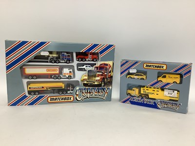 Lot 717 - Two Matchbox Convoy Diecast Model Action Packs....