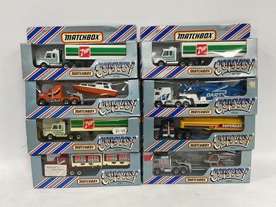 Lot 691 - Eight Matchbox Convoy Diecast Model Commercial...