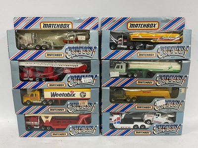 Lot 659 - Eight Matchbox Convoy Diecast Model Commercial...