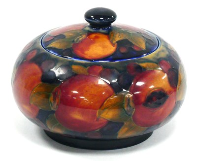 Lot 1095 - A Moorcroft Pottery Powder Bowl and Cover, of...