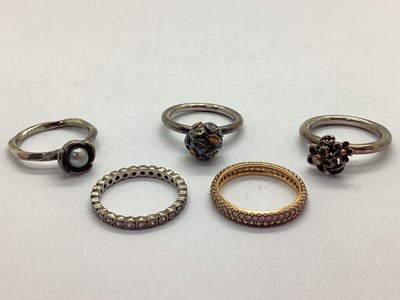 Lot 104 - Pandora; A Collection of Modern Rings,...