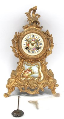 Lot 1547 - A Late XIX Century French Gilt Metal Mantle...