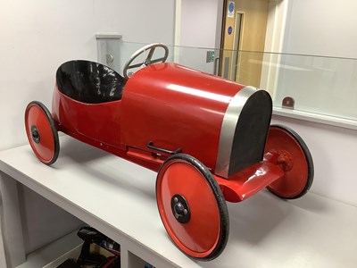 Lot 705 - A 1930s Eureka French Bugatti Pedal Car,...