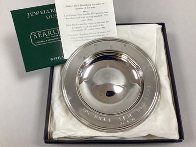 Lot 9 - A Hallmarked Silver Presentation Dish, JM&S,...