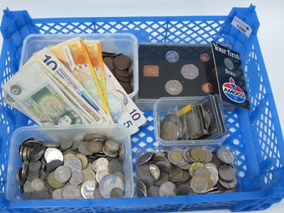 Lot 1286 - Large Collection Of GB And World Coins,...