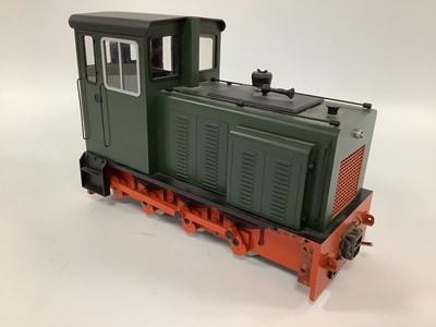 Lot 822 - A Gauge One /10mm Ruston Style 0-6-0 Battery...