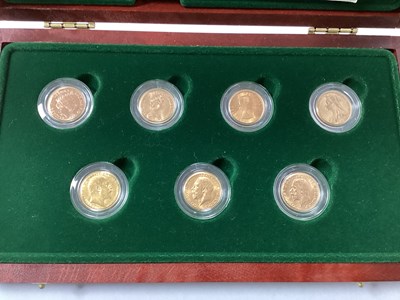 Lot 702 - Royal Mint 'The Sovereign Century' Gold Seven...