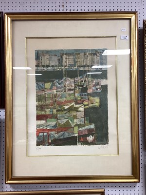 Lot 1499 - Continental Harbour Scene, limited edition...