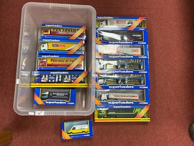 Lot 591 - Thirteen Corgi Superhaulers Diecast Model...