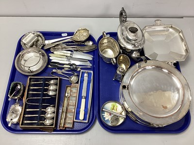 Lot 243 - A Collection of Plated Ware, to include Mappin...