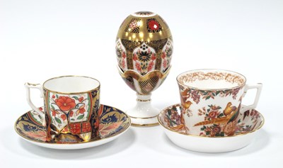 Lot 1201 - Royal Crown Derby Imari Egg, 1128 pattern,...
