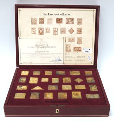 Lot 1293 - The Empire Collection - 25 Gold Plated Solid...