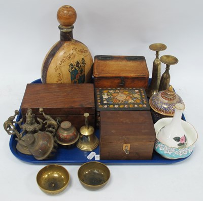 Lot 1429 - Rosewood, mahogany, softwood and painted boxes,...