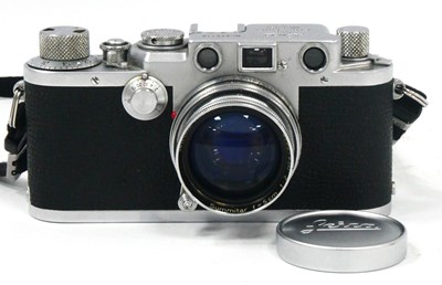 Lot 1383 - Leica IIIf DRP 35mm Rangefinder Camera 1951,...