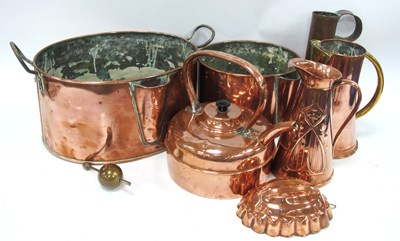 Lot 1477 - Copper Ware - Sankey Art Nouveau Jug 21.5cm...