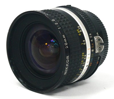 Lot 1402 - Nikon Nikkor 20mm f/2.8 Ai-S Wide Angle Lens,...