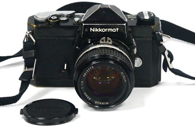 Lot 1376 - Nikkormat FT 35mm Camera, black, No. FT4011780,...