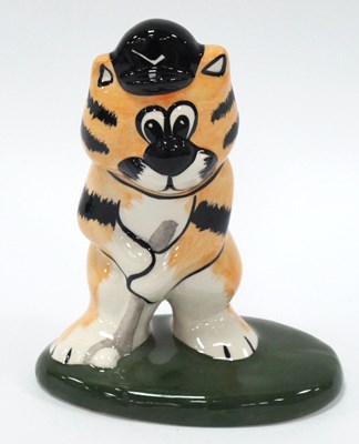Lot 1259 - Lorna Bailey Tigger The Golfing Cat, 14cm tall.