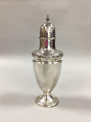 Lot 18 - A Hallmarked Silver Sugar Shaker, WHS,...