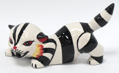 Lot 1261 - Lorna Bailey Cruella The Cat, 17cm long.