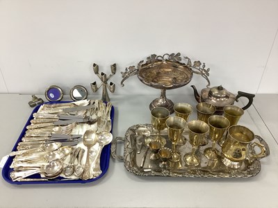 Lot 242 - An Eight Setting Canteen of Kings Pattern...