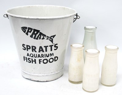 Lot 1457 - A Mid-1900s Zookeeper's Enamel Feeding Bucket,...